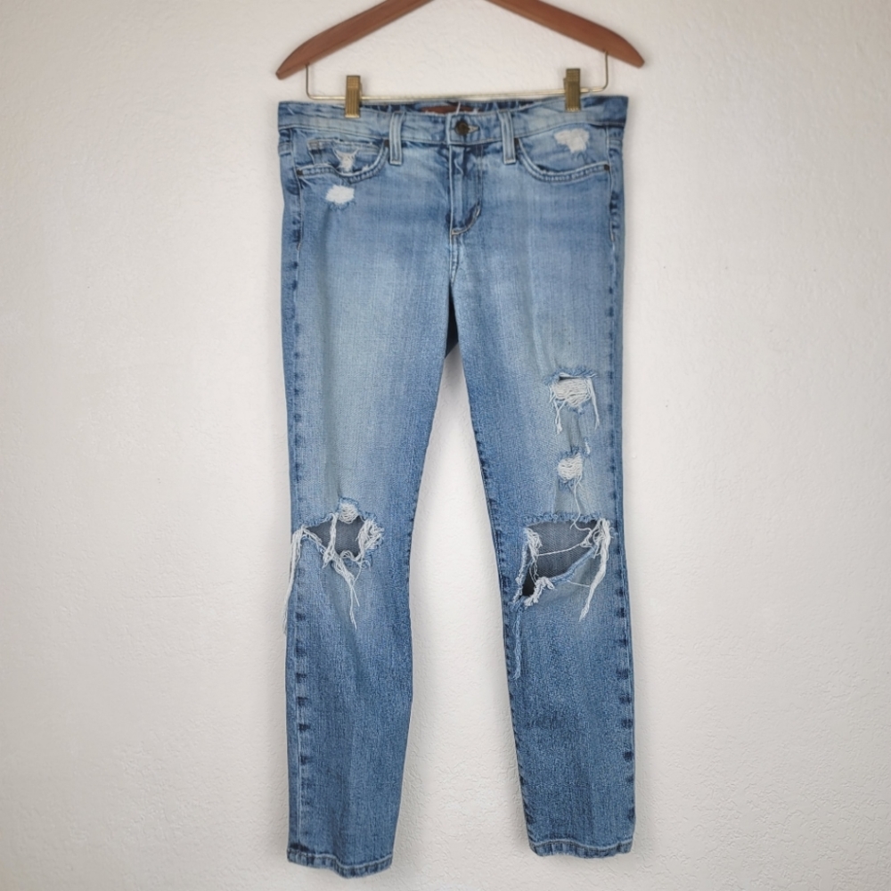 JOE'S JEANS Vintage Reserve The Highwater Distressed Straight Leg Jeans